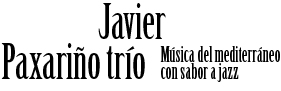 Javier Paxariño trío  LOGO